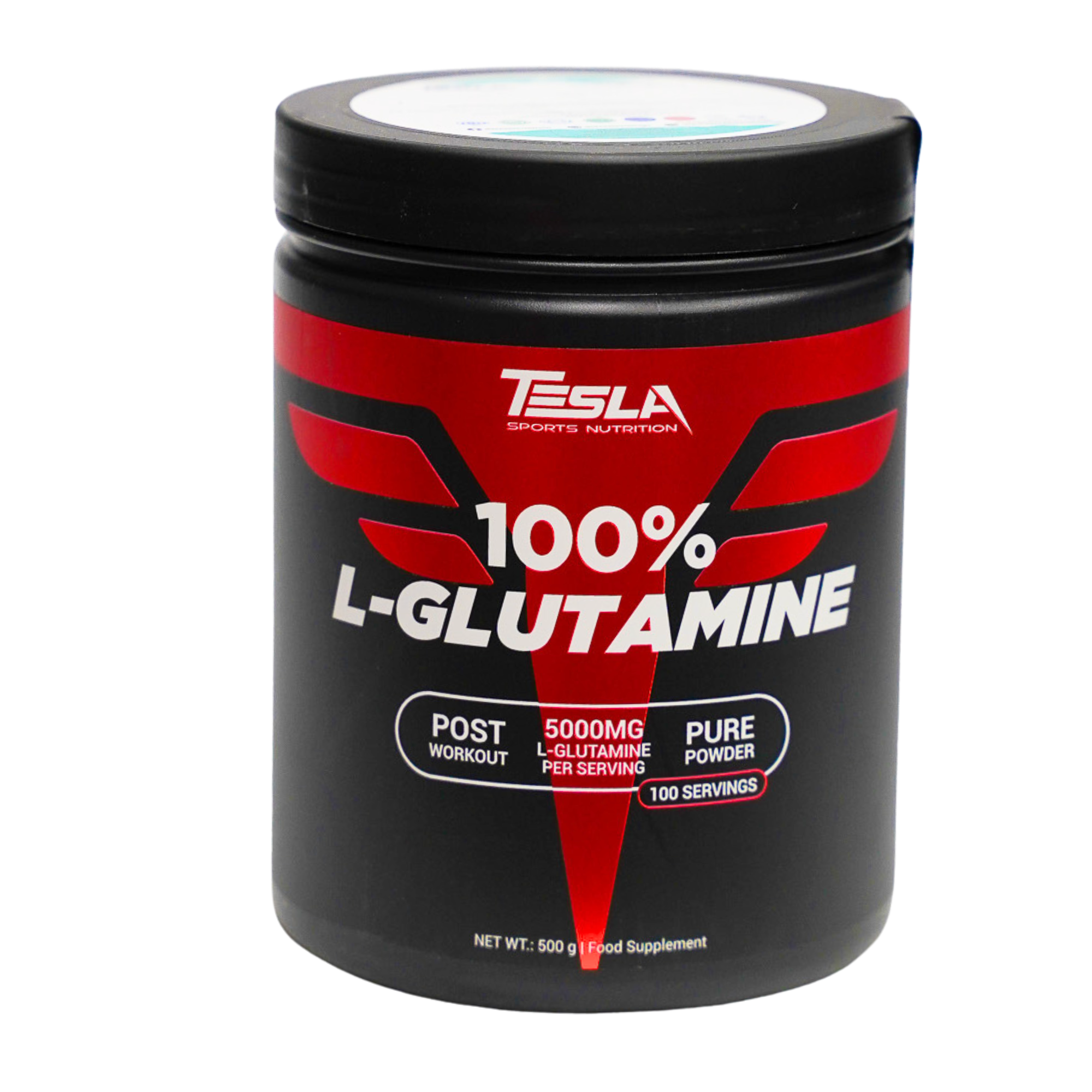 Tesla Nutrition 100% L-Glutamine Pot 500 gr
