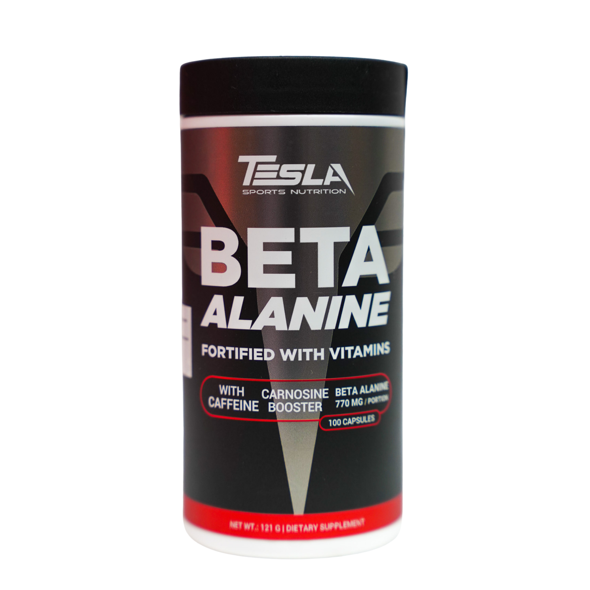 Tesla Nutrition Beta Alanine + Caffeine Flacon 100 caps