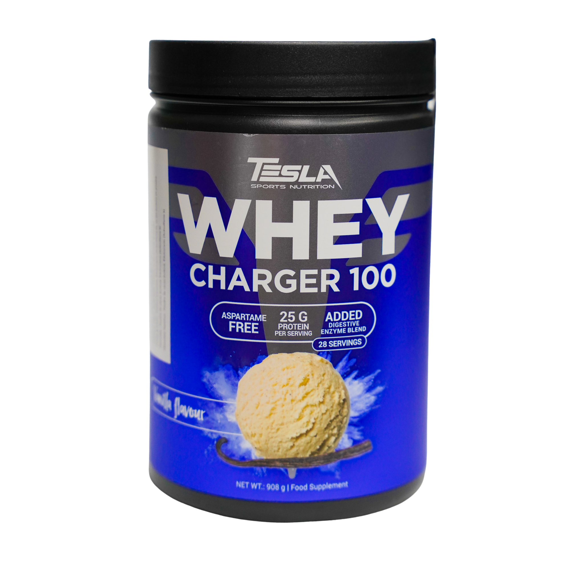 Tesla Nutrition Whey Charger 100 Pot 908 gr