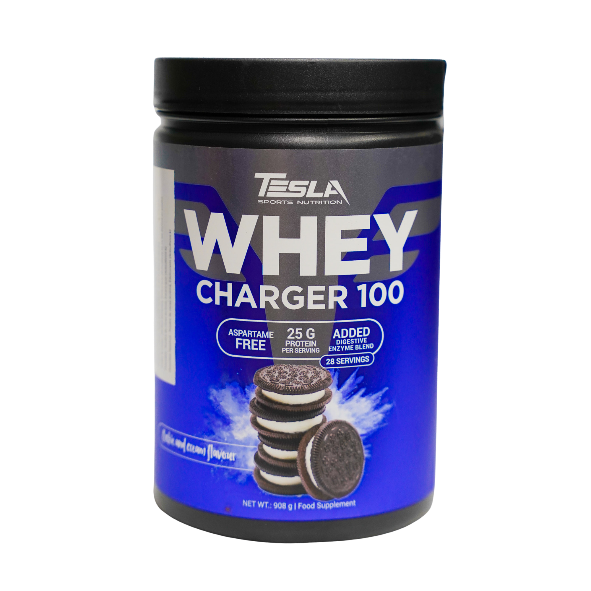 Tesla Nutrition Whey Charger 100 Pot 908 gr