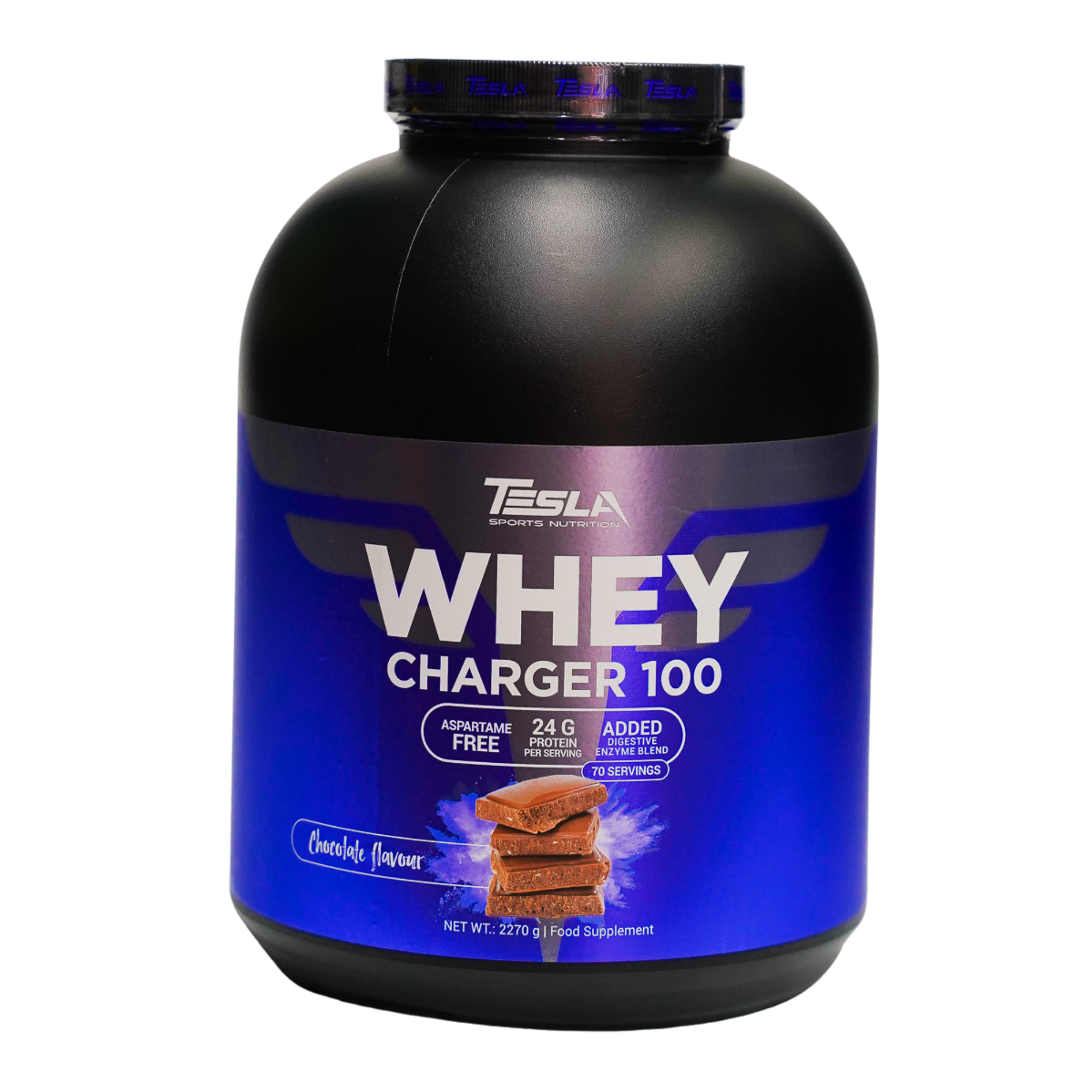 Tesla Nutrition Whey Charger 100 Pot 2270 gr