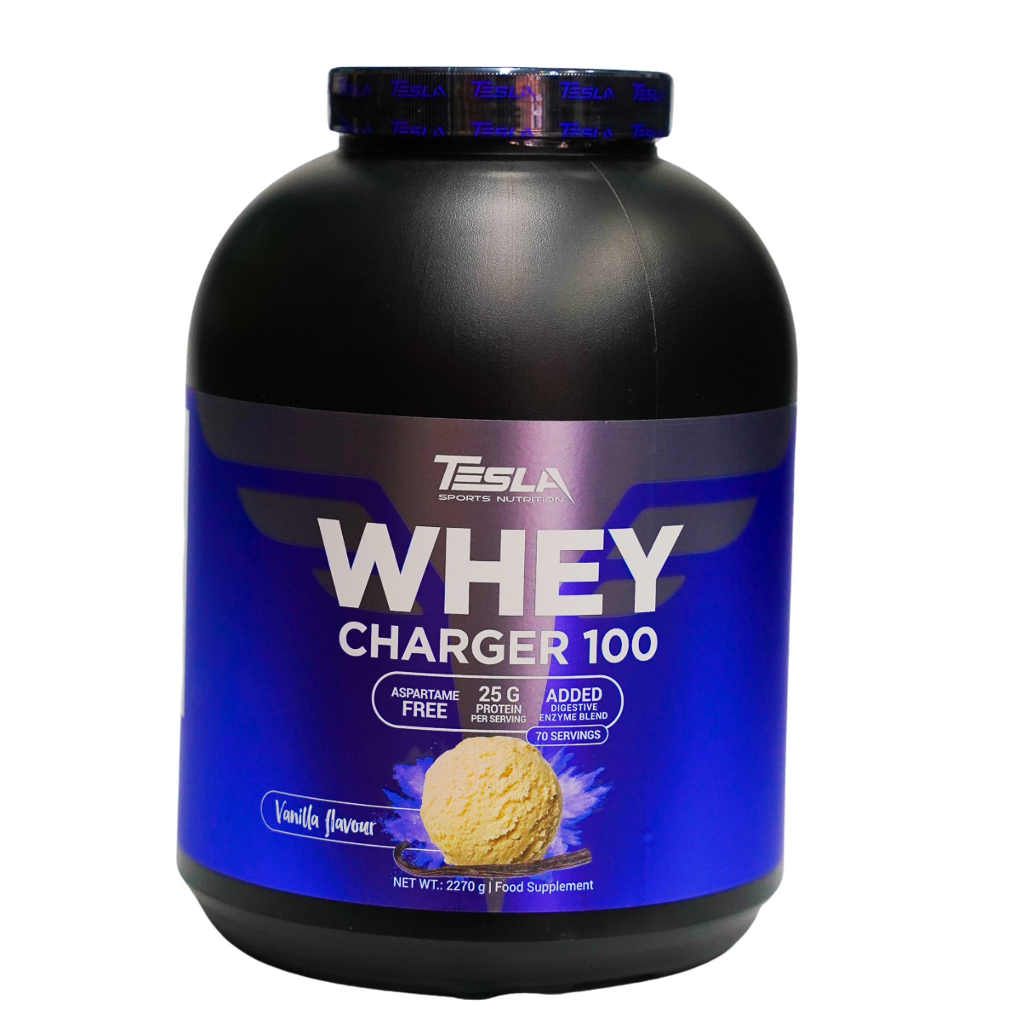 Tesla Nutrition Whey Charger 100 Pot 2270 gr