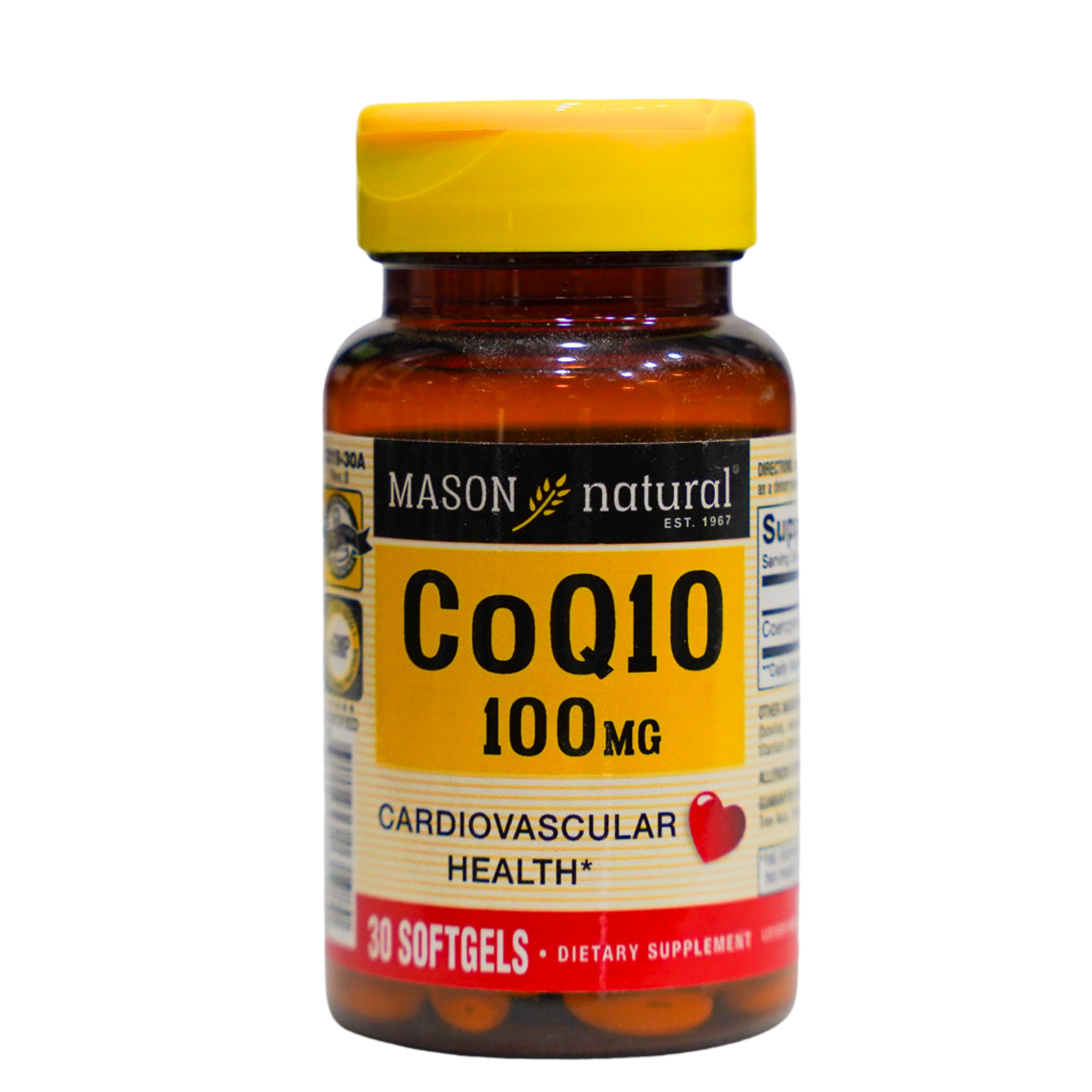 Mason Natural Co Q10 100mg 30 Softgels