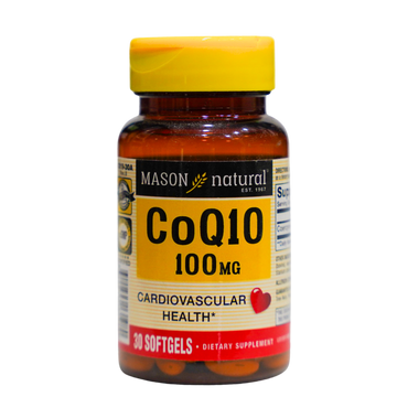 Mason Natural Co Q10 100mg 30 Softgels