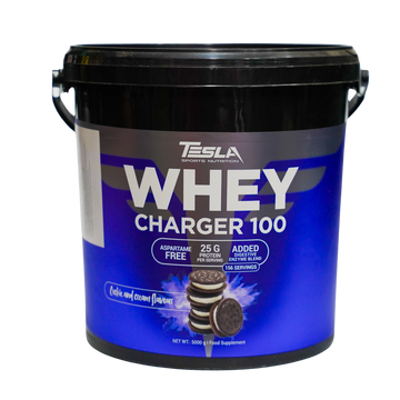 Tesla Nutrition Whey Charger 100 Pot 5kg