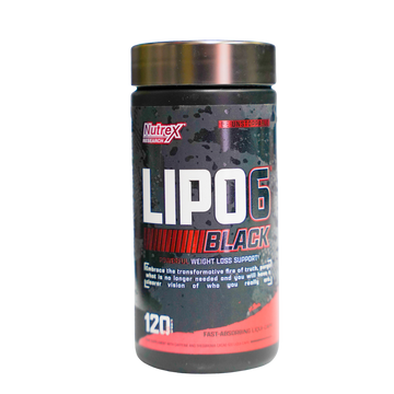 LIPO 6 BLACK 120 caps – Brûleur de graisse