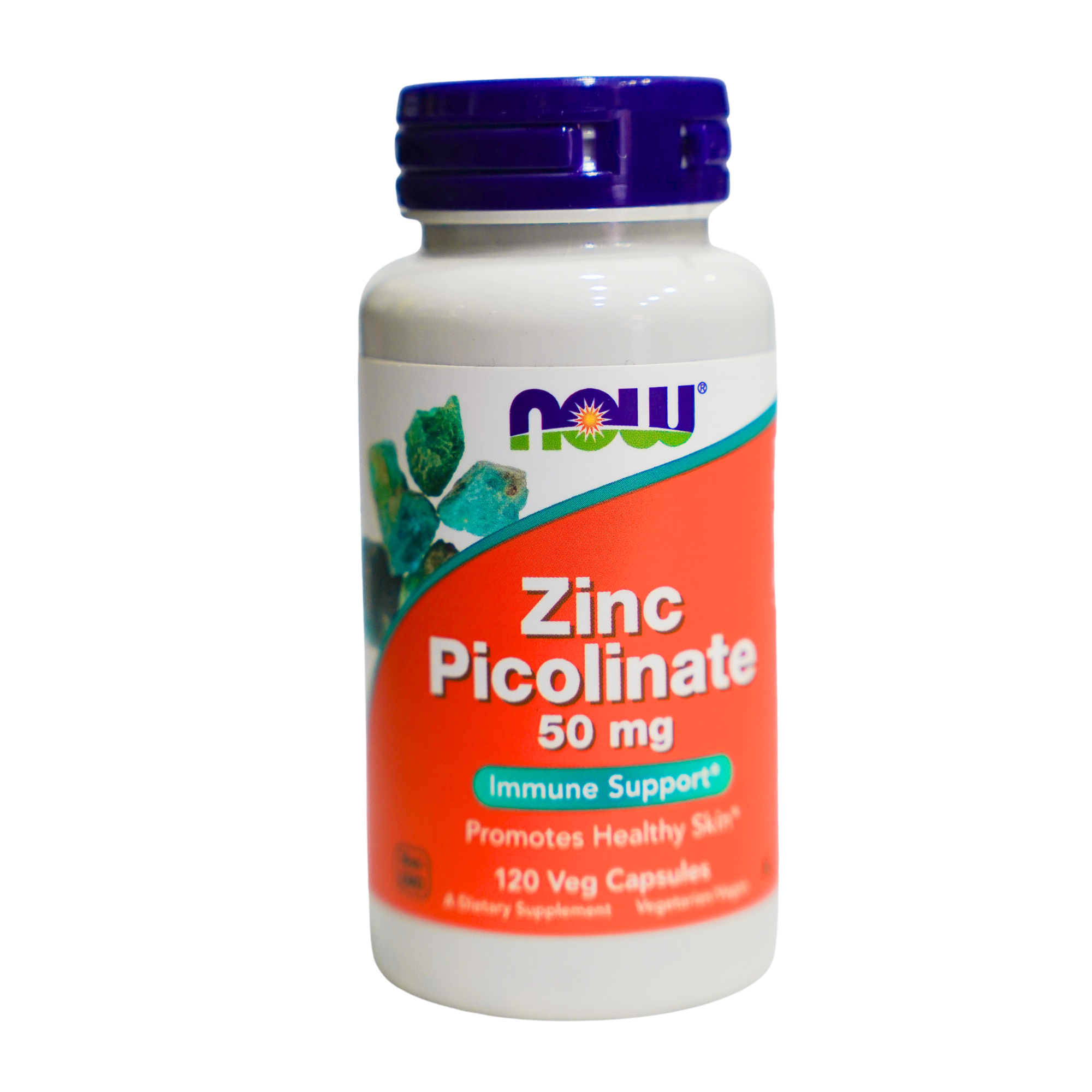 Now Foods, Picolinate de zinc, 50 mg, 120 capsules végétariennes
