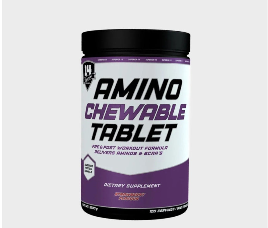 Superior 14 Amino Chewable Tablets - 500 tabs