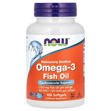 NOW Foods Omega-3 Fish Oil 100 Fish Softgels