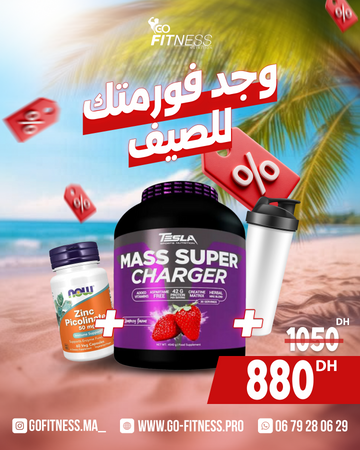 Mass Gainer + Zinc : Mass Boost Hormonal Stack